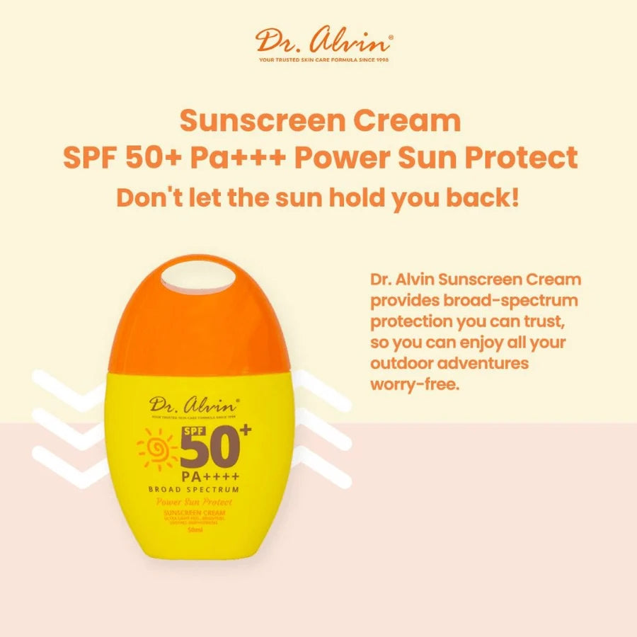Non-greasy lightweight cream texture of Dr Alvin Sunscreen Egg SPF 50 face sunblock