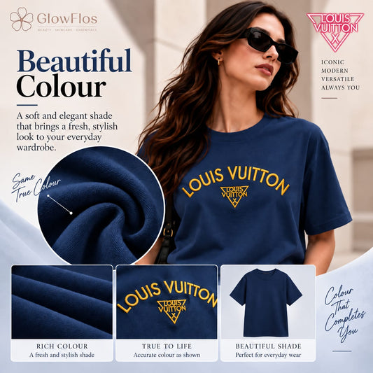 Louis Vuitton Embossed Logo Crewneck T-Shirt
