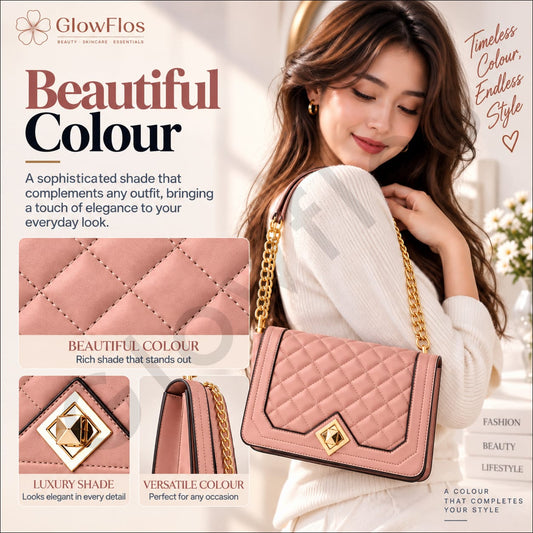 Elegance Quilted Chain Shoulder Bag