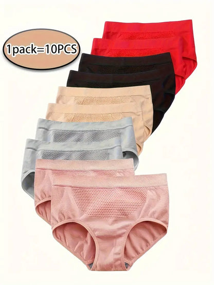 Women's Seamless Underwear  Asian Free Size 10 pcs