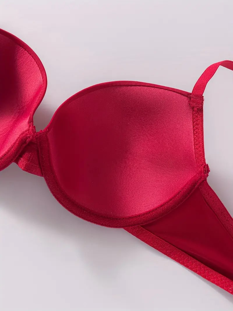 Seamless Floral Lace Underwire Bra