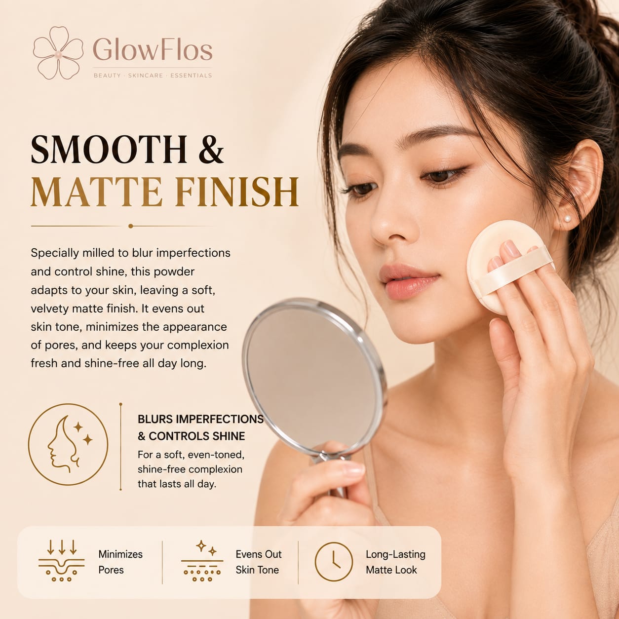 Essence Mattifying Compact Powder compact case in shade No. 11 showing the top lid and back ingredients label.