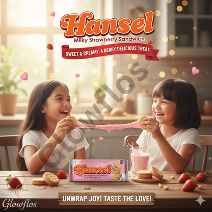 Hansel Milk Strawberry Sandwich