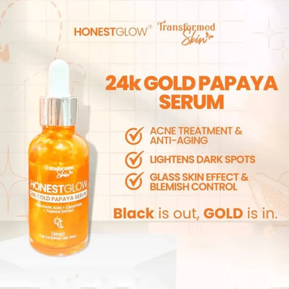 Honest glow 24k Gold Papaya Serum