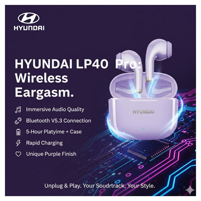 Hyundai LP40 Pro True Wireless Earphones