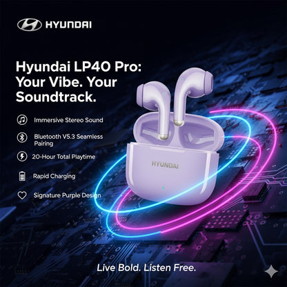 Hyundai LP40 Pro True Wireless Earphones