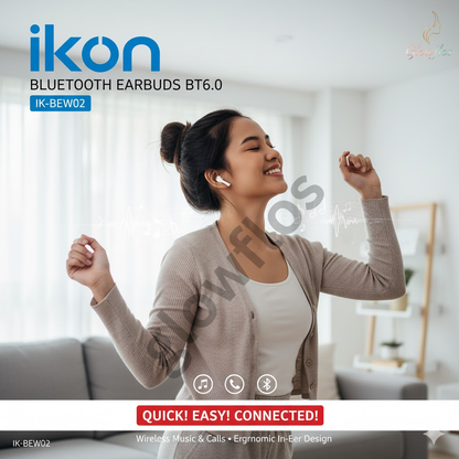 Ikon Bluetooth Earphone Ik-BEW02