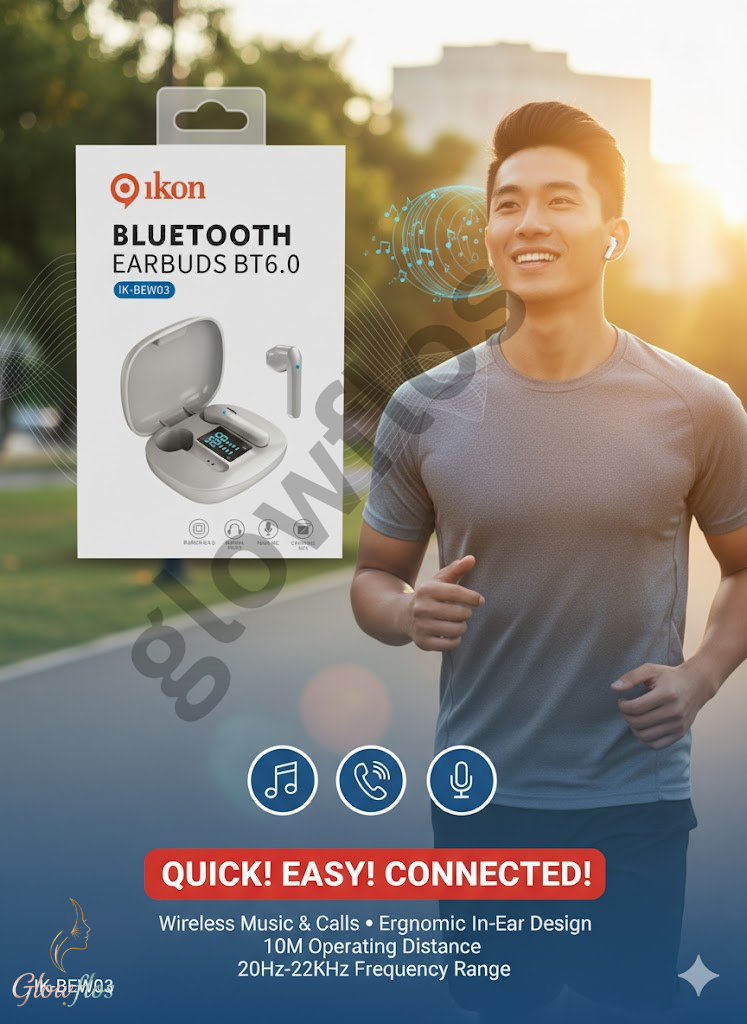 Ikon Bluetooth Earphone Ik-BEW03