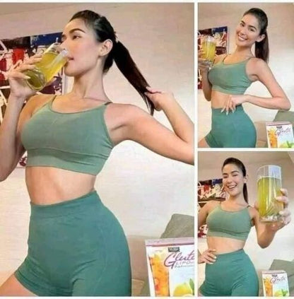 Gluta Lipo Lemon Juice drink with lemon flavor for refreshing taste and daily wellness support