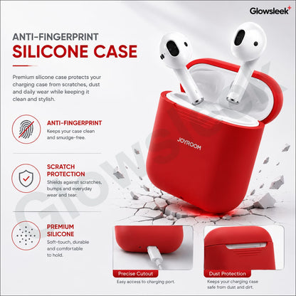 Authentic Joyroom JR-T03S TWS Wireless Earphones with 13mm Dynamic Drivers Touch Control Smart Auto Pairing and Qi Wireless Charging Case