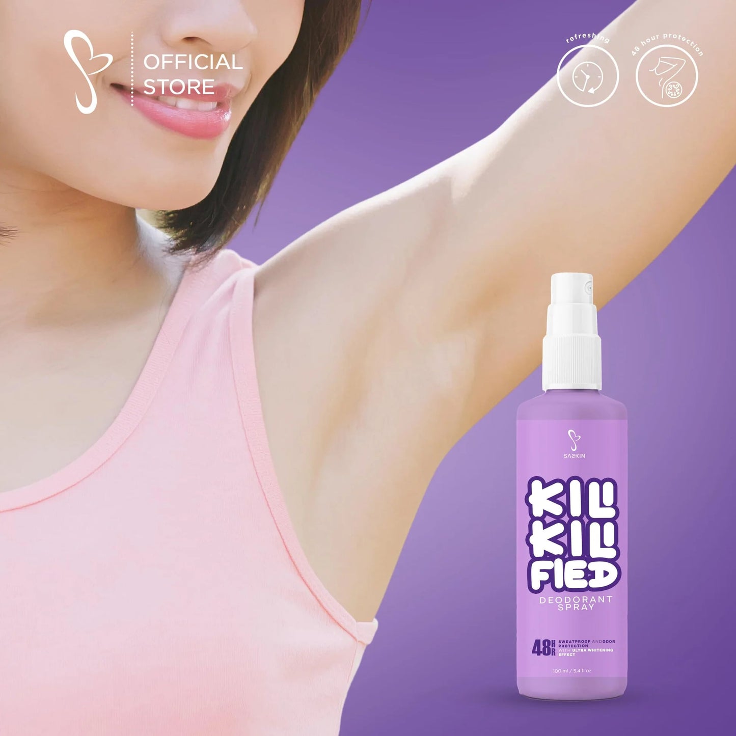 Kili Kili Fied Deodorant spray