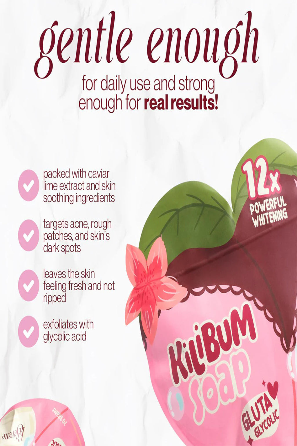 Kilibum Soap for deep cleansing, smooth, and glowing skin