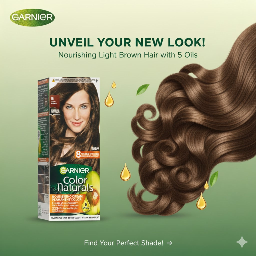 Garnier Hair Color 5 Light Brown