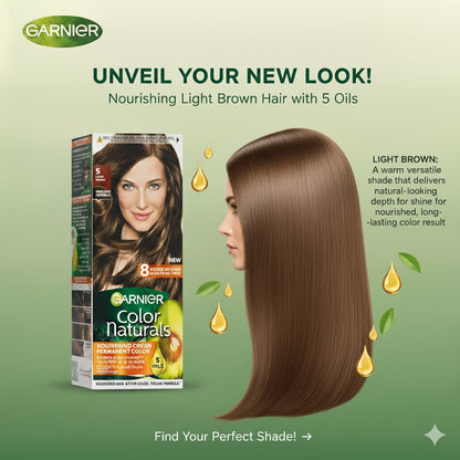 Garnier Hair Color 5 Light Brown