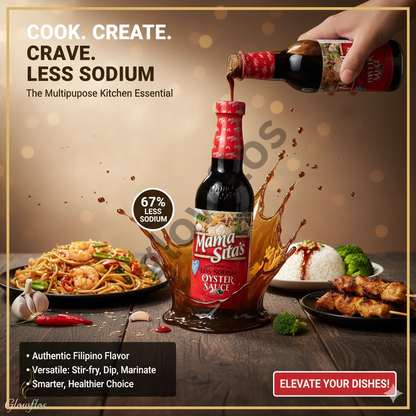 Mama Sita's Less Sodium Oyster Sauce