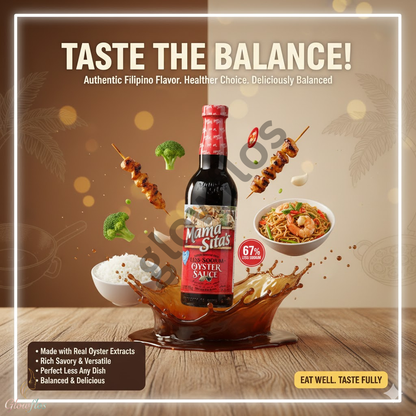 Mama Sita's Less Sodium Oyster Sauce
