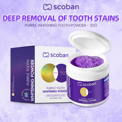 Scoban Purple Tooth Whitening Powder