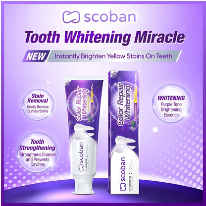 Scoban purple toothpaste
