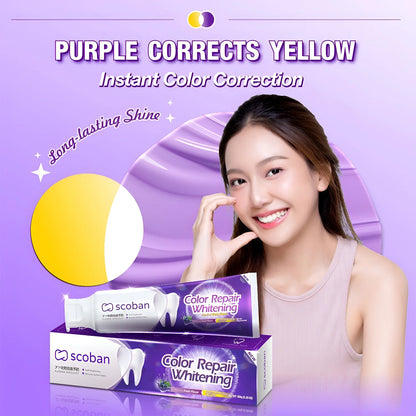 Scoban purple toothpaste