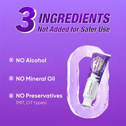 Scoban purple toothpaste
