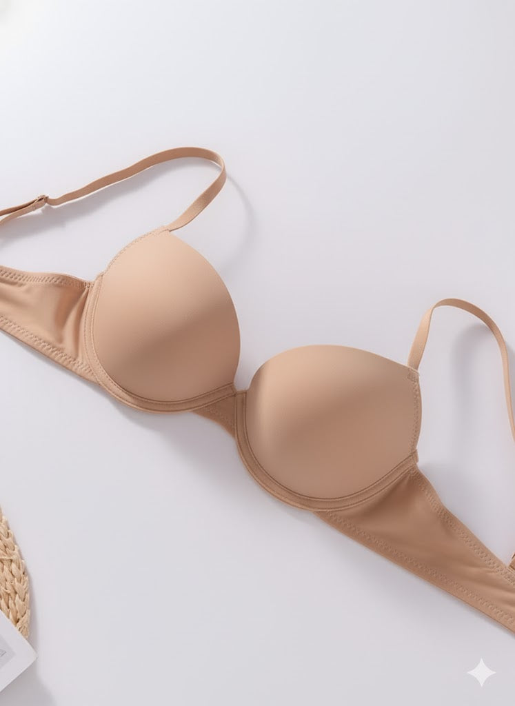 Seamless Floral Lace Underwire Bra