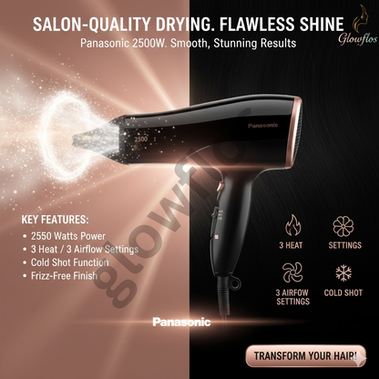 "Panasonic Hair Dryer EH-N2500 K685 professional fast-drying powerful hair dryer"