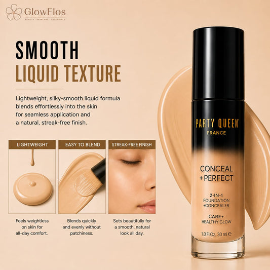 Party Queen Conceal + Perfect 2-In-1 Foundation & Concealer – No. 03 Beige