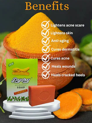 Pyary turmeric soap (3 pcs)