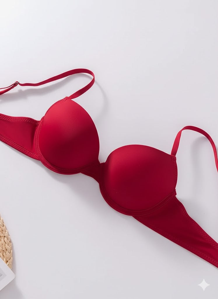 Seamless Floral Lace Underwire Bra