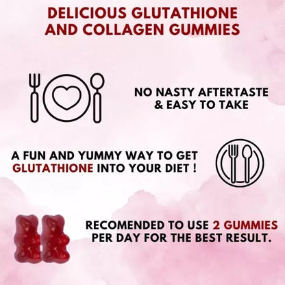 Nature Glow  Glutathione Collagen Glow Cranberry