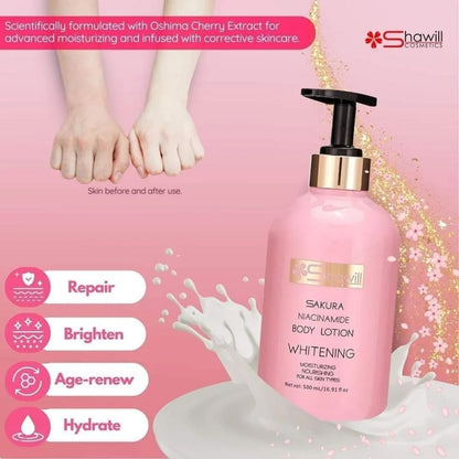 Shawil Sakura niacinamide Body Lotion