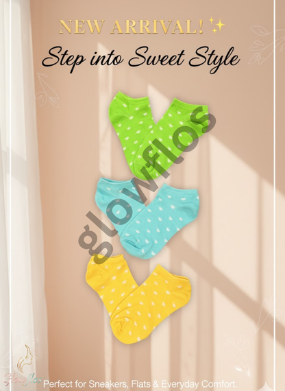 Pairs Women'S Breathable Ankle Socks