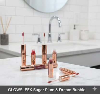 Liquid Matte Lipstick Double Side Sugar Plum & Dream Bubble
