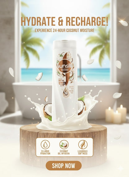 Sunsilk Coconut Moisture Shampoo