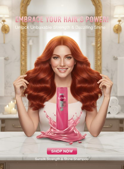 SunSilk Strength & Shine Shampoo