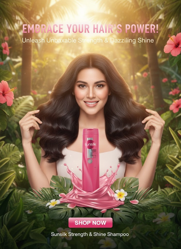 SunSilk Strength & Shine Shampoo