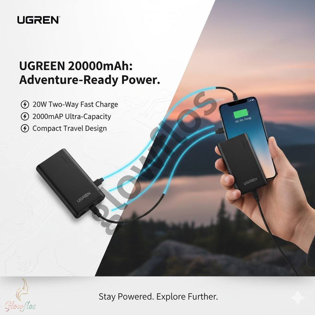 UGREEN PD Power Bank 20000mAh Two Way Fast Charging