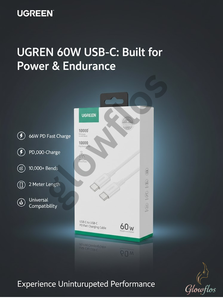 UGREEN TypeC-C Cable US286 3M BIK