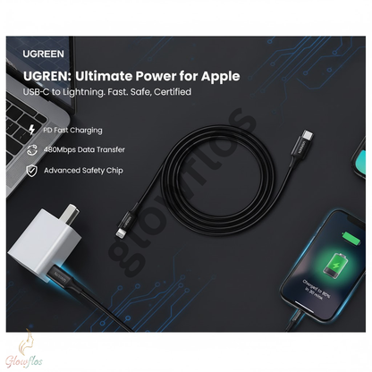 UGREEN USB-C to Lightning Fast Charging Cable