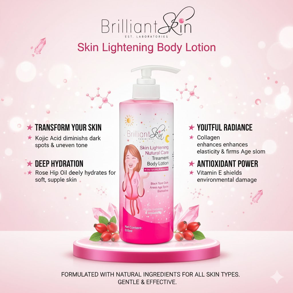 Brilliant Skin Lotion moisturizing body lotion for smooth, bright, and healthy-looking skin