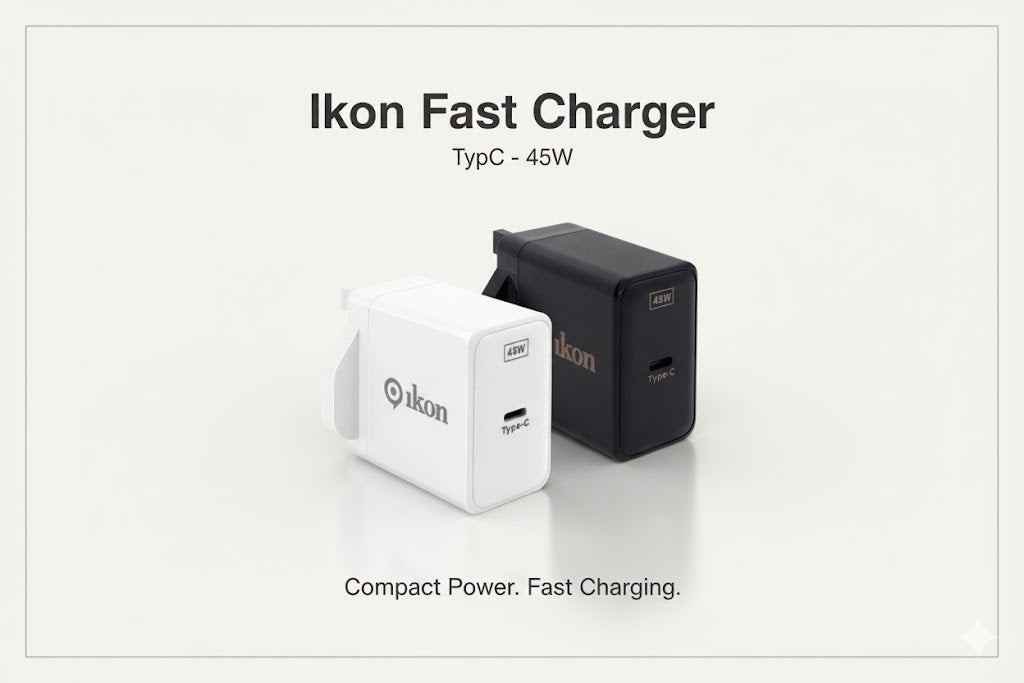 Ikon Fast Adapter Charger TypC - IKPT45 (45W)