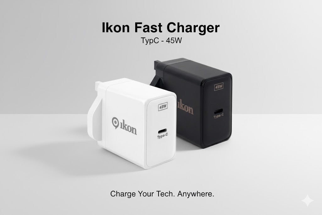 Ikon Fast Adapter Charger TypC - IKPT45 (45W)