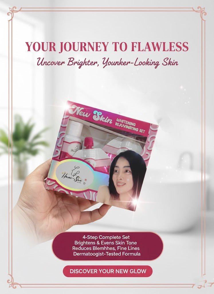 Hamisan Rejuv Set complete skincare rejuvenation set for clearer, smoother, and brighter-looking skin