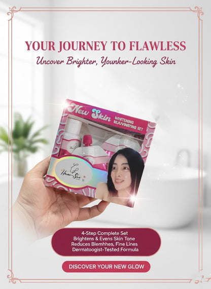 Hamisan Rejuv Set complete skincare rejuvenation set for clearer, smoother, and brighter-looking skin