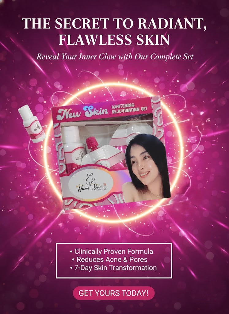 Hamisan Rejuv Set complete skincare rejuvenation set for clearer, smoother, and brighter-looking skin