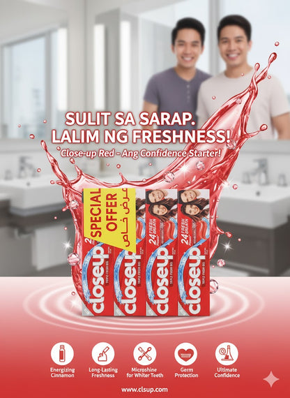 Close Up Toothpaste (4 Pcs Pack)