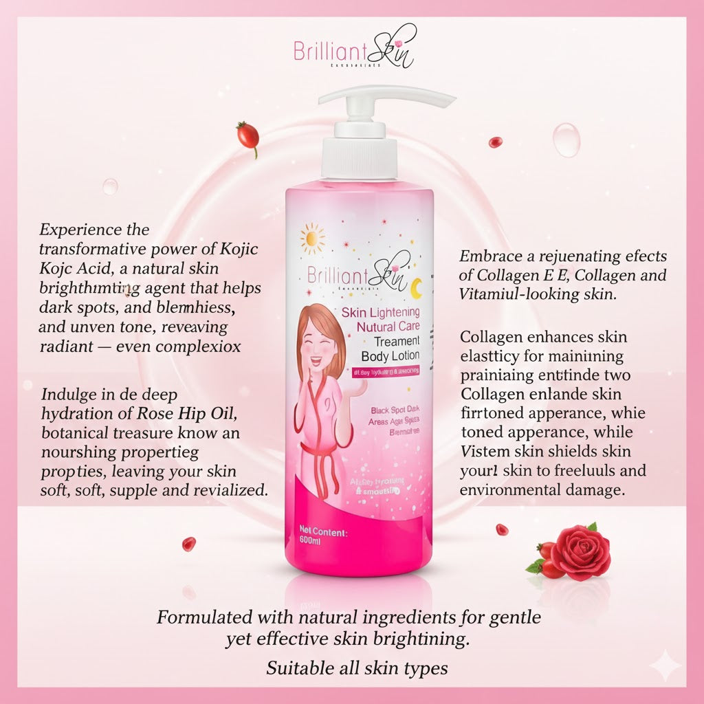 Brilliant Skin Lotion moisturizing body lotion for smooth, bright, and healthy-looking skin