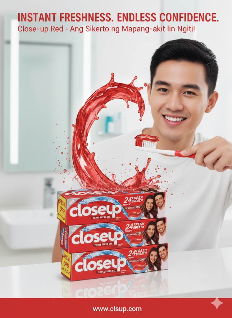 Close Up Toothpaste (4 Pcs Pack)