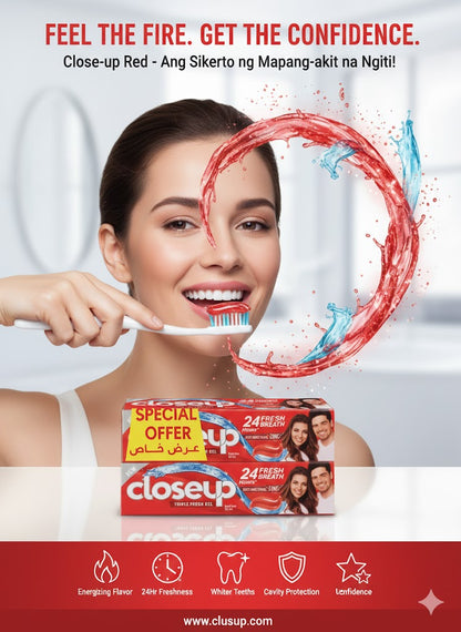Close Up Toothpaste (4 Pcs Pack)