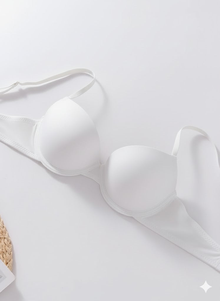 Seamless Floral Lace Underwire Bra